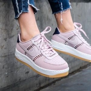 Nike Airforce 1 Upstep Particle Lavender Sneakers